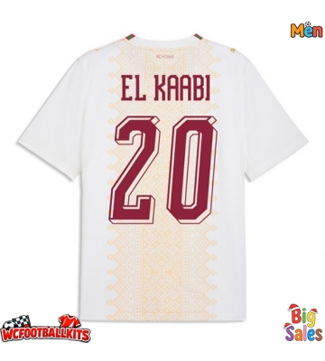 Morocco Ayoub El Kaabi #20 Replica Away Stadium Shirt World Cup 2026 Short Sleeve